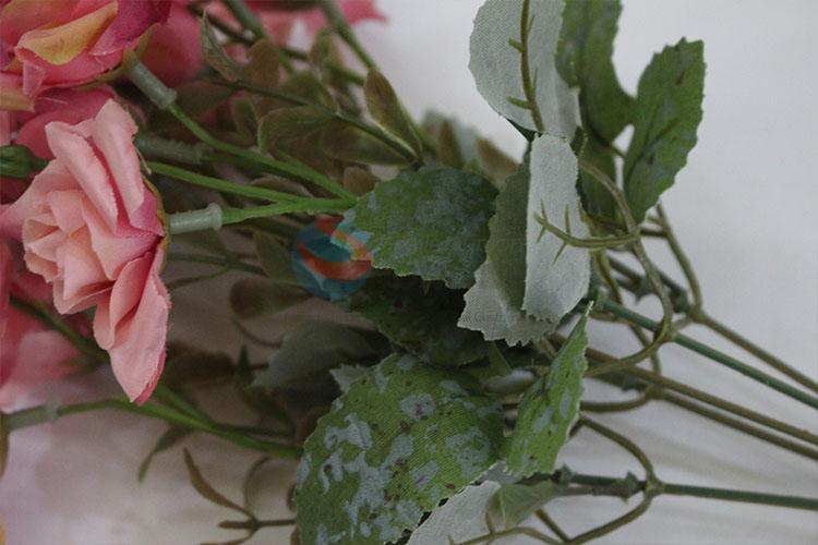 Popular plastic fake edge curl rose