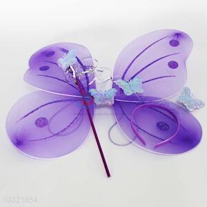 Ornamental Purple Butterfly Wing Set for Sale