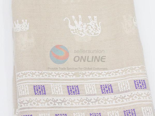 Long Pashmina Scarf TR Cotton Shawl with Low Price