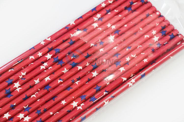 Comfortable Design Multi-color Party Decoration Paper Straws