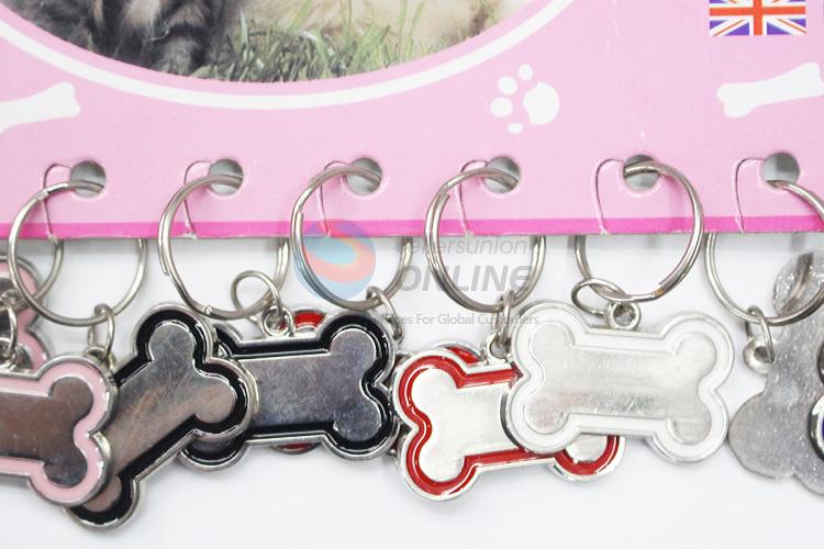 Good quality top sale pet accessories bone shaped charm