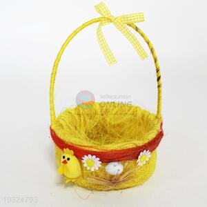 Wholesale top quality high sales egg basket festival decoration