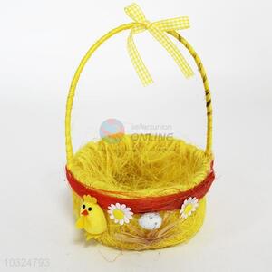 Wholesale top quality high sales <em>egg</em> basket festival decoration