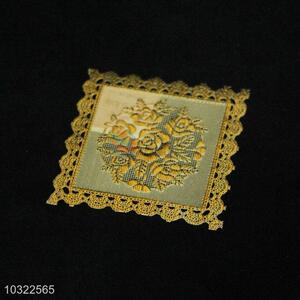 Square Golden PVC Placemat