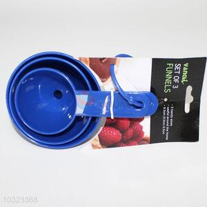 High Quality 3 Pieces Measuring Cup Funnel