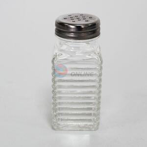 Classical low price simple transparent glass condiment bottle