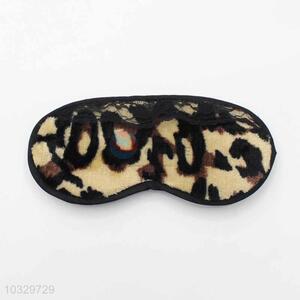 Leopard Pattern Eyeshade or Eyemask with Lace for Airline and Hotel