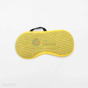 Yellow Strip Pattern <em>Eyeshade</em> or Eyemask for Airline and Hotel
