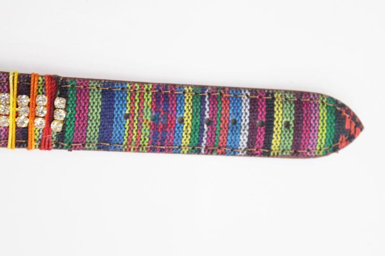 High Quality Cheap Custom Womens Watch with Weave Strap