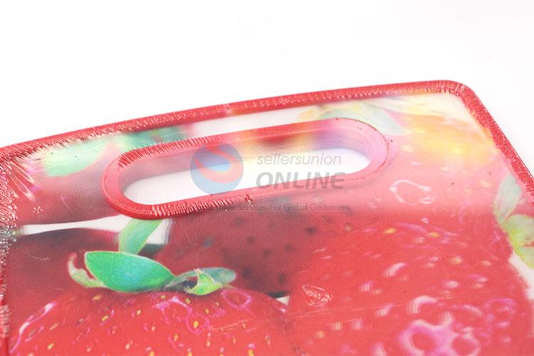 Delicious Strawberry Printed PP Cutting Board for Sale