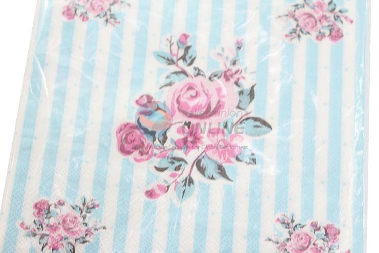 Wholesale Flower Printed Square Paper Towel for Sale