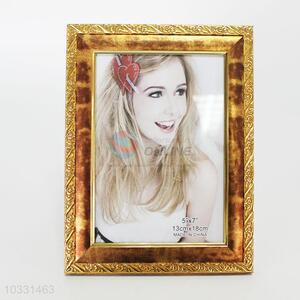 Gold wood photo frame with good quality,13*18cm