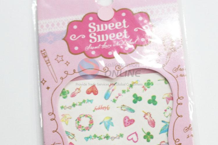 Wholesale cute style nail sticker