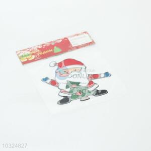 Father Christmas Shaped PVC Window Sticker