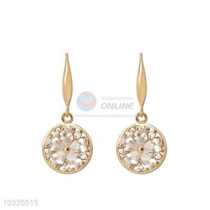 Lovely design popular top-grade zircon earrings