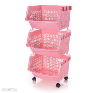 Household Multifunction Three Layers Storage Holders With Wheels