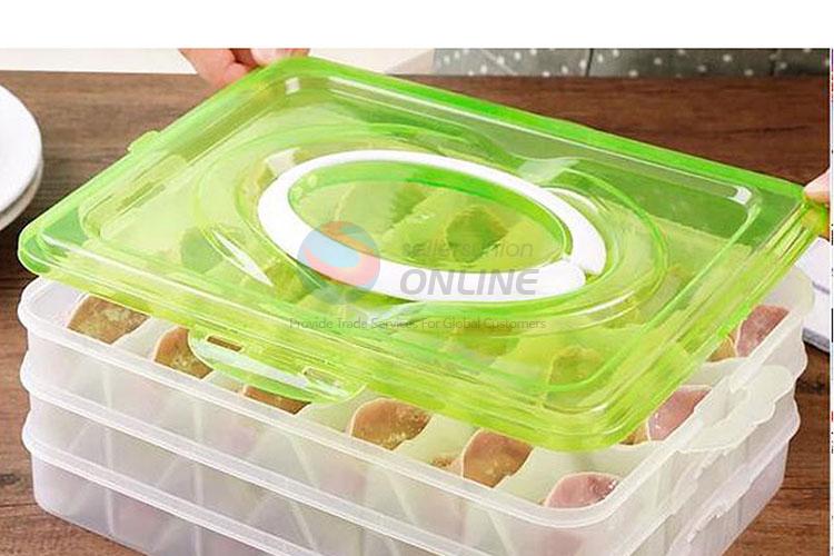 New Design Three Layers Dumplings Storage Box