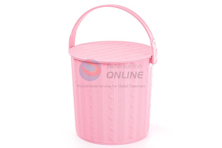 Household Multipurpose Weave Bucket Colorful Storage Bucket