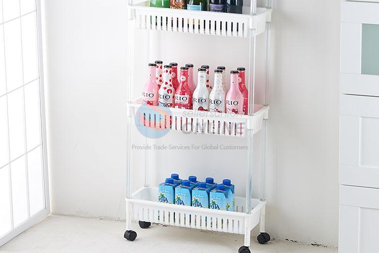 Custom Colorful Four Layers Storage Rack With Wheels