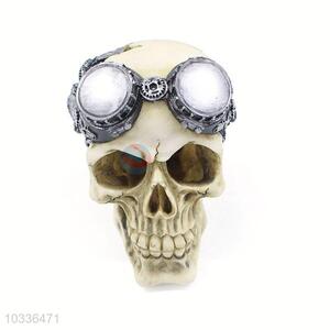 Cool Skull Design White Resin <em>Aquarium</em> Decoration