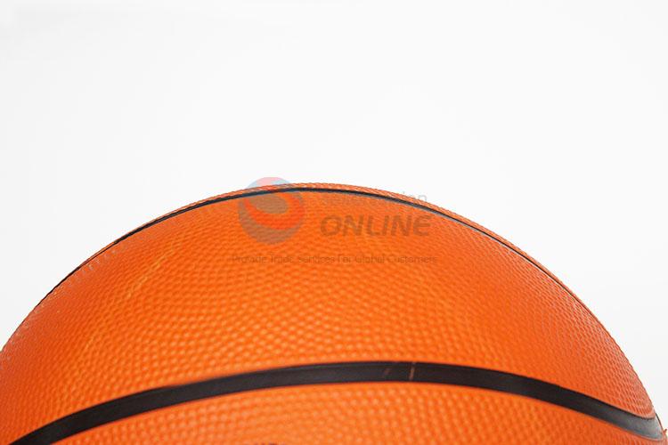Orange PVC Split Leather Basketball for Training Match