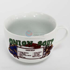 Round Design Ceramic Cup for Wholesale