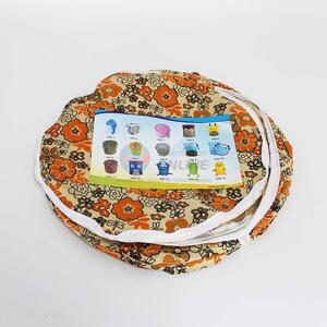 High quality hot sale flower printed laundry basket