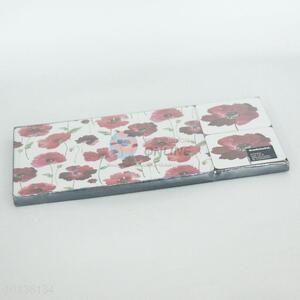 Wholesale Housheold 4PC Placemat + 4PC Cup Mat Set with <em>Flowers</em> Pattern
