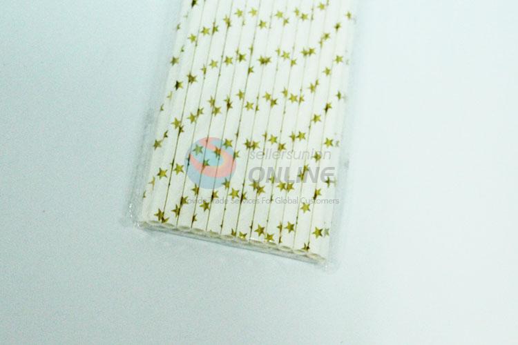 25PC纸吸管
