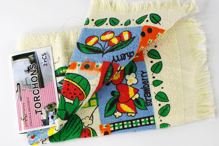 Fashion Style Polyester Cotton Dish Cloth Kitchen Towel