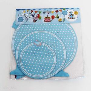 Normal low price 3 layers cake stand