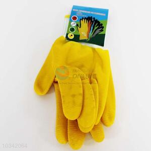 High sales low price yellow gloves