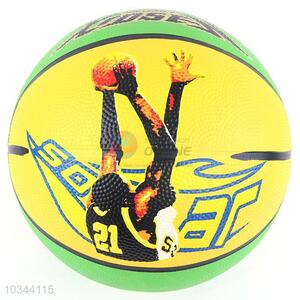 Official size 7 rubber butyl <em>basketball</em> for training