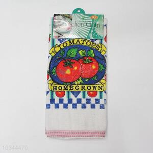 Colorful tomato pattern kitchen towel