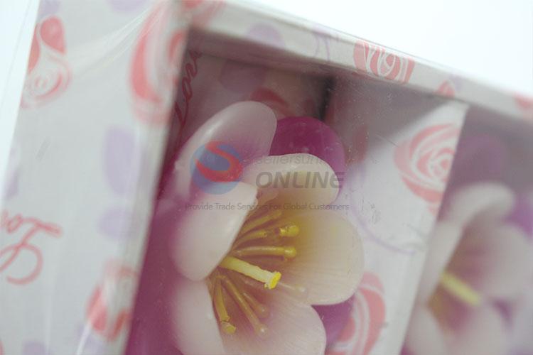 Funny plum blossom candles