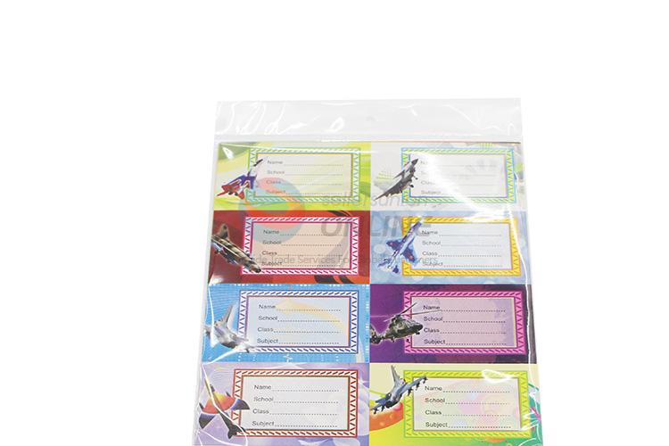 Low price new arrival label sticker name sticker