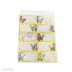 Factory wholesale popular label sticker name sticker