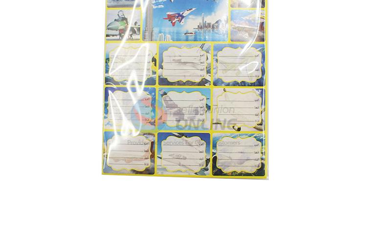 Best selling promotional label sticker name sticker