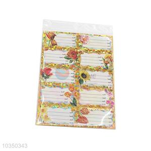 High sales promotional label sticker name sticker