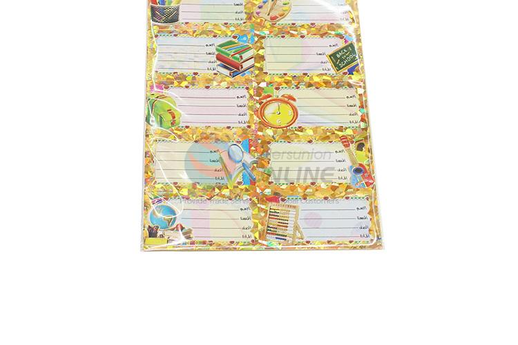Bottom price good quality label sticker name sticker