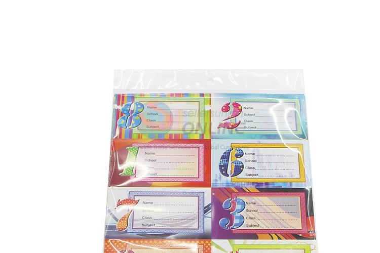 Factory sales cheapest label sticker name sticker