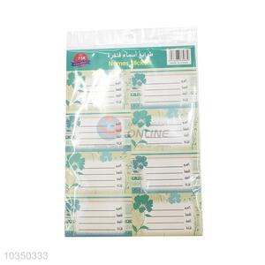 Wholesale custom label sticker name sticker