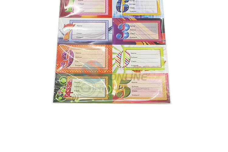 Factory sales cheapest label sticker name sticker