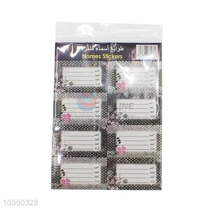 Nice design label sticker name sticker for promotions