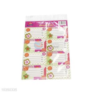 Fancy design hot selling label sticker name sticker