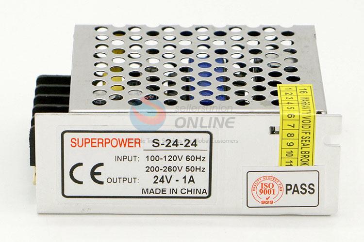 24V1A LED 24W Iron Cover Switching Power Source