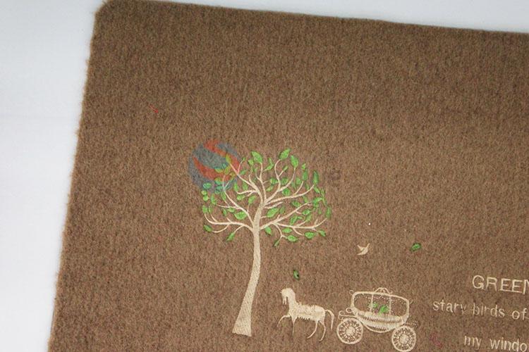 Tree Printed Door Mat With Good Quality