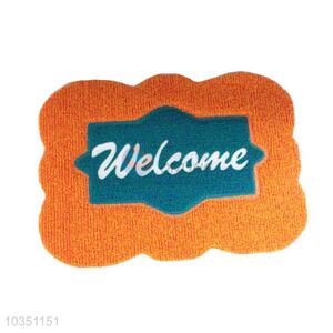 Big Promotional Printed Door Mat With Flower Lace