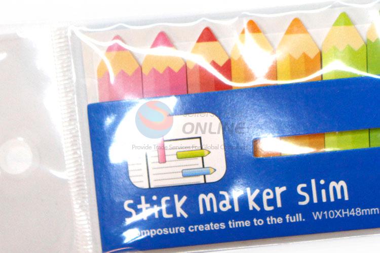 High Quality Pencil Pattern Sticky Note Sticky Label