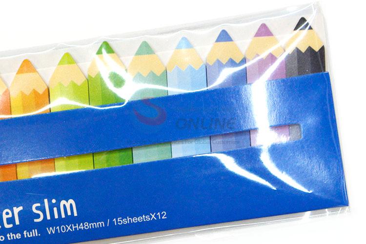 High Quality Pencil Pattern Sticky Note Sticky Label